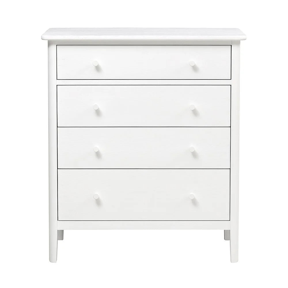 BERKELEY WHITE OAK
4 Drawer Chest Quality Furniture Clearance Ltd