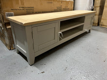 Load image into Gallery viewer, Chester Dove grey Low Wide TV Unit - up to 80&quot;. furniture delivered
