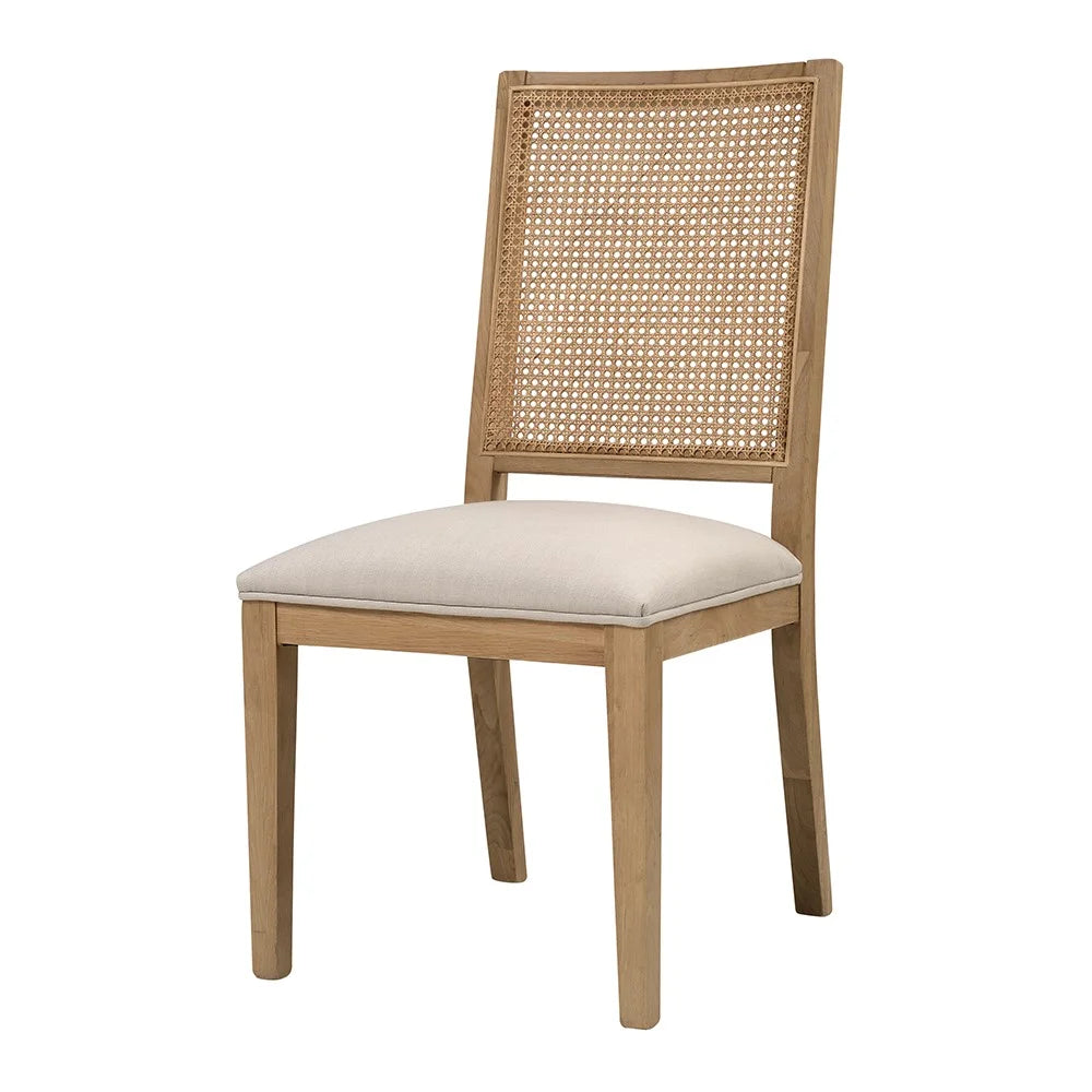 ELKSTONE MELLOW OAK
Rattan Back Chair Stone set of 2 Quality Furniture Clearance Ltd