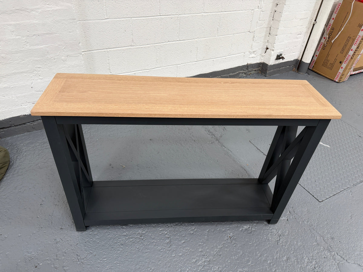Chester Charcoal Console Table Quality Furniture Clearance Ltd