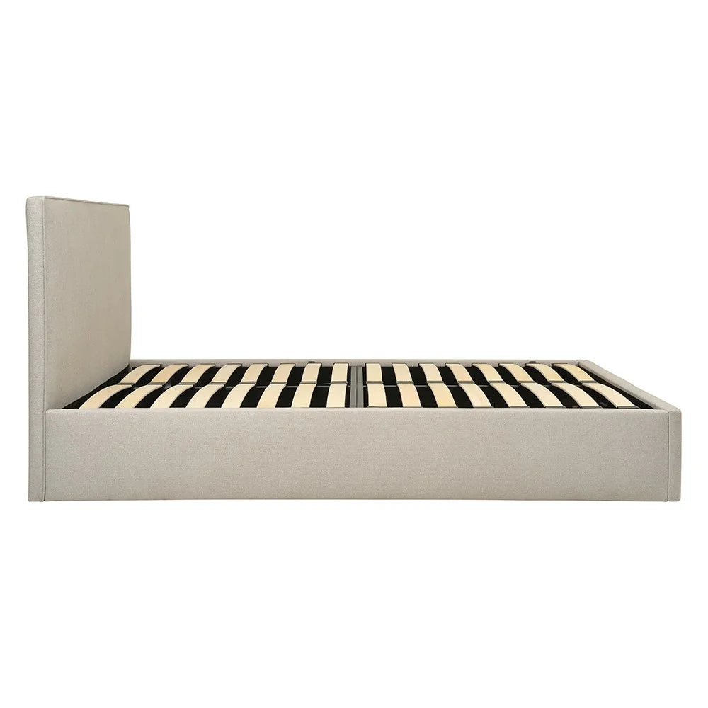 CHURCHILL
Kingsize Ottoman Bed - Natural Tweed Quality Furniture Clearance Ltd