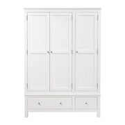 SIMPLY COTSWOLD PURE WHITE Triple Wardrobe Quality Furniture Clearance Ltd