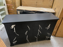 Load image into Gallery viewer, Chantilly Dusky Black 10 Drawer Chest furniture delivered
