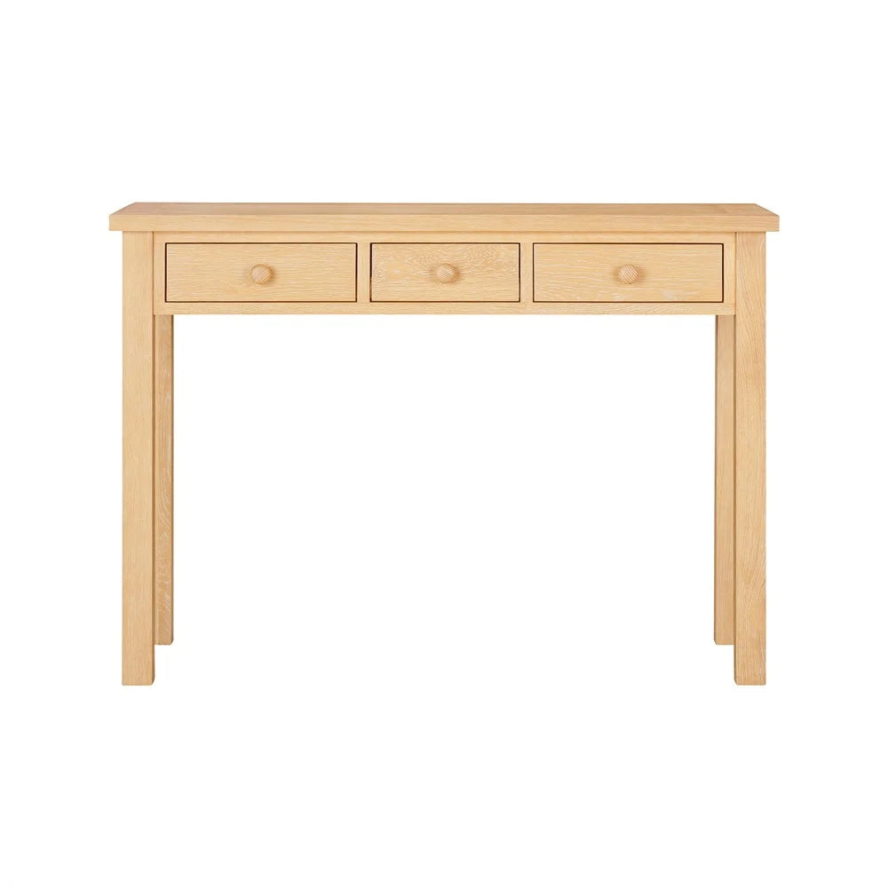 INGLESHAM WHITEWASH OAK
Console Desk Quality Furniture Clearance Ltd