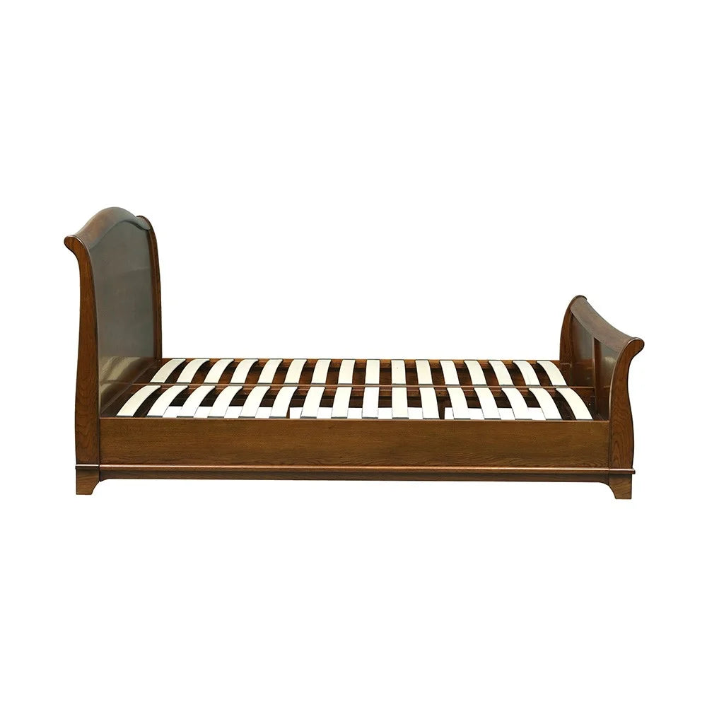 Winchcombe Dark Oak NEW 5ft Kingsize Sleigh Bed Quality Furniture Clearance Ltd