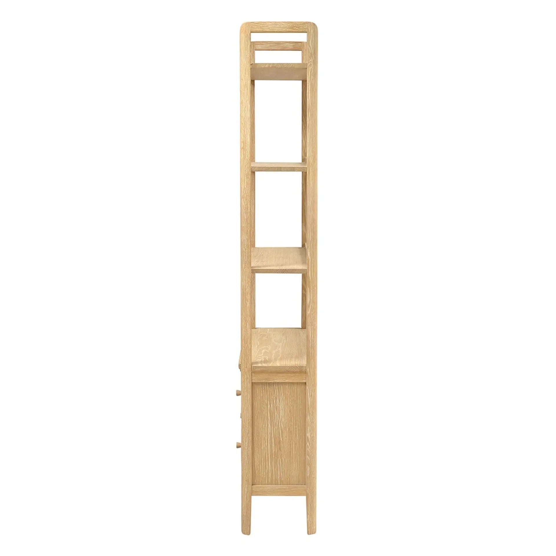 BERKELEY NORDIC OAK
Large Open Bookcase Quality Furniture Clearance Ltd
