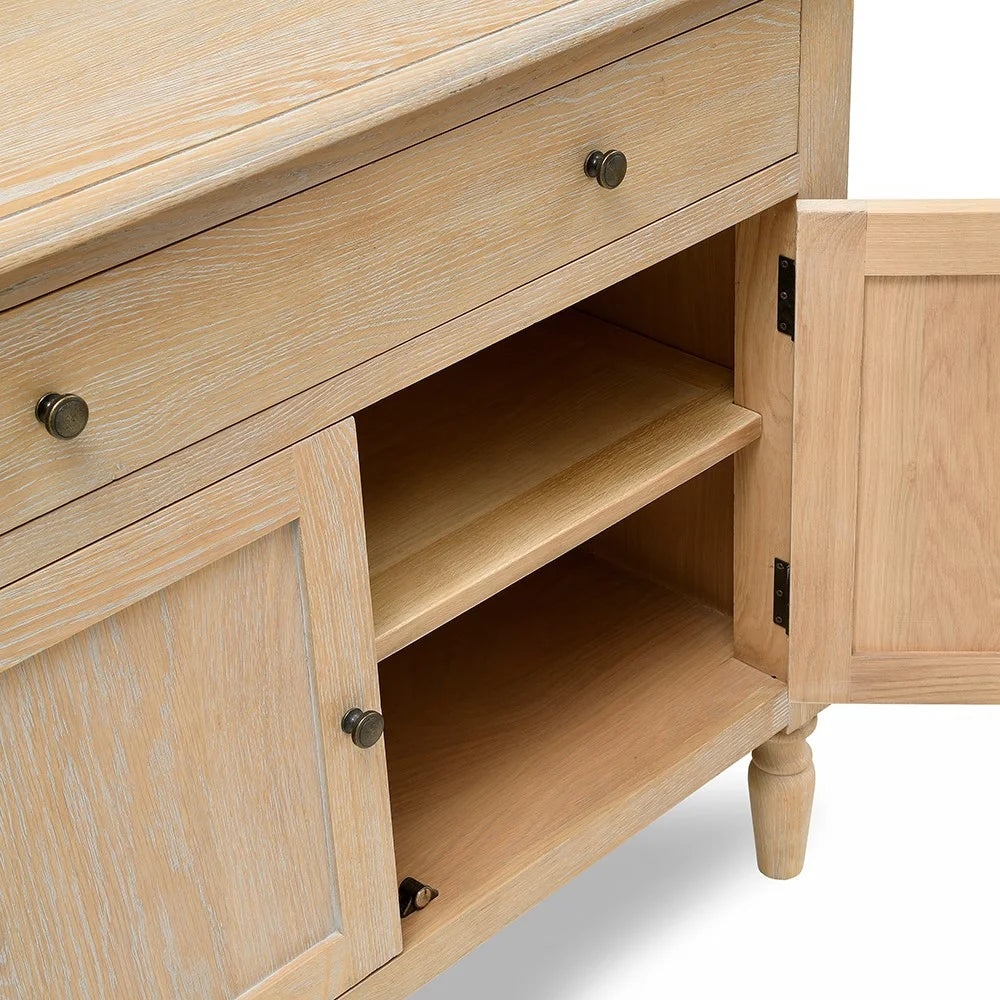 CAMILLE LIMEWASH OAK
Small Sideboard Quality Furniture Clearance Ltd