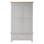Chester Dove Grey Double Wardrobe furniture delivered