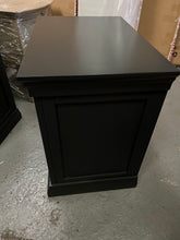Load image into Gallery viewer, CHANTILLY DUSKY BLACK
Set of 2 Jumbo Bedside Tables - Quality Furniture Clearance Ltd
