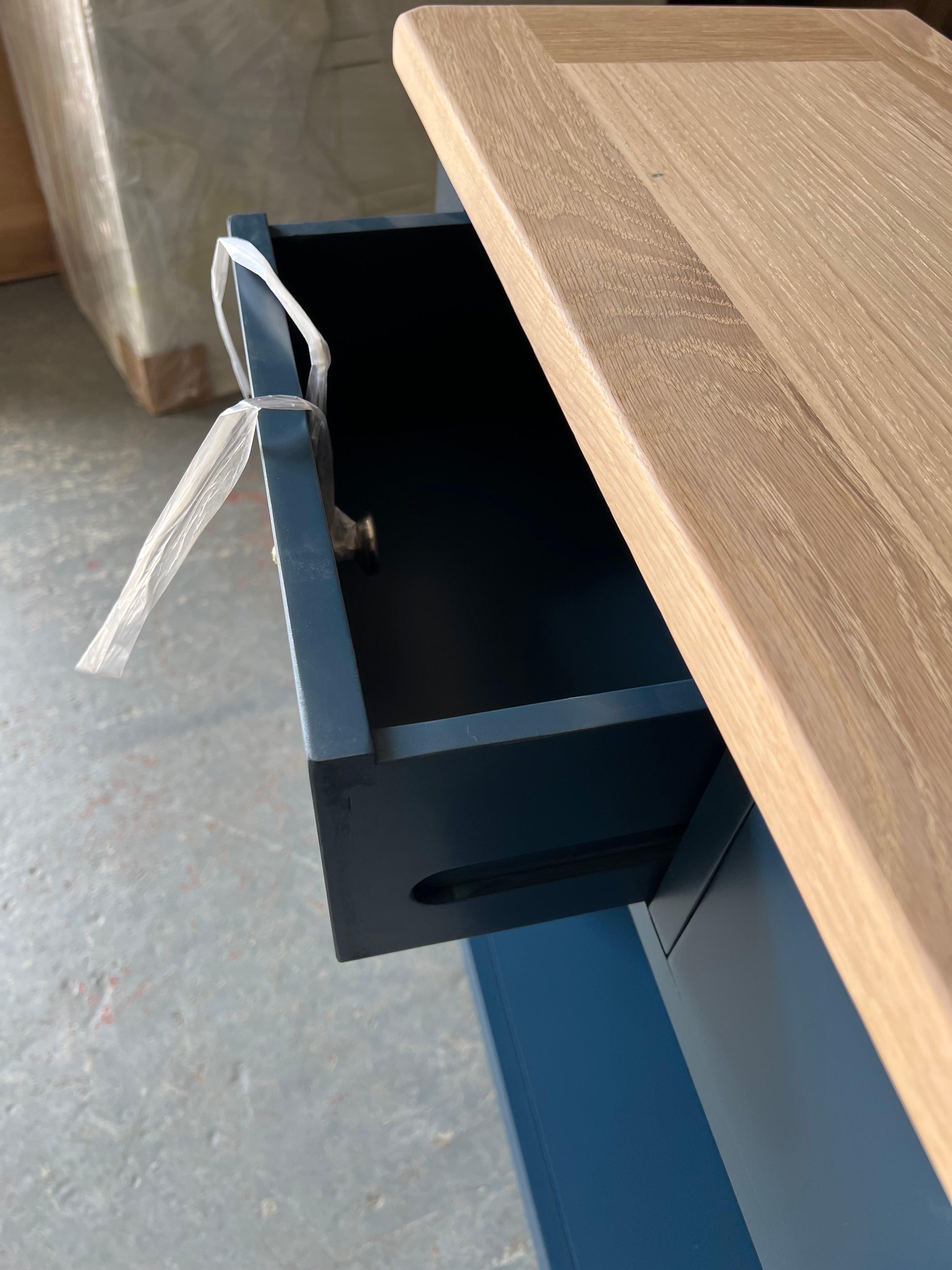 Chester Midnight Blue Console Table Quality Furniture Clearance Ltd