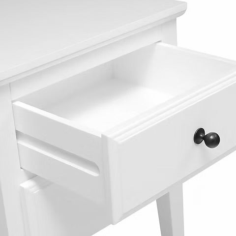 Winstone Pure White Bedside Table - set of 2 Quality Furniture Clearance Ltd