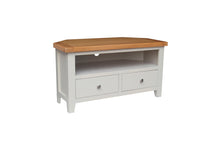 Load image into Gallery viewer, HAMPSHIRE CORNER TV UNIT – GREY/OAK Quality Furniture Clearance Ltd
