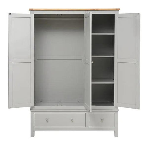 SIMPLY COTSWOLD PEBBLE GREY
Triple Wardrobe Quality Furniture Clearance Ltd