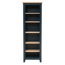 Load image into Gallery viewer, CHESTER MIDNIGHT BLUE
Tall Slim Bookcase Quality Furniture Clearance Ltd
