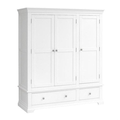CHANTILLY WARM WHITE
Triple Wardrobe Quality Furniture Clearance Ltd