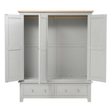 Load image into Gallery viewer, CHESTER DOVE GREY
Triple Wardrobe Quality Furniture Clearance Ltd
