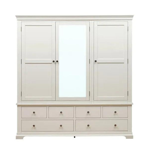 CHANTILLY WARM WHITE
Grand Triple Wardrobe Quality Furniture Clearance Ltd