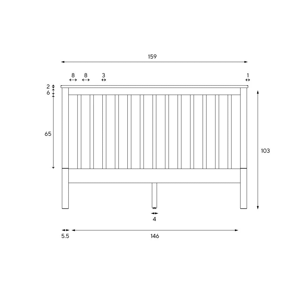 CHESTER PURE WHITE
Kingsize Bed Quality Furniture Clearance Ltd