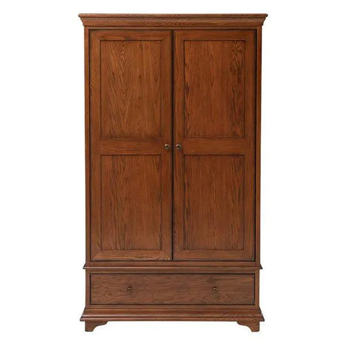 WINCHCOMBE DARK OAK Double Wardrobe Quality Furniture Clearance Ltd