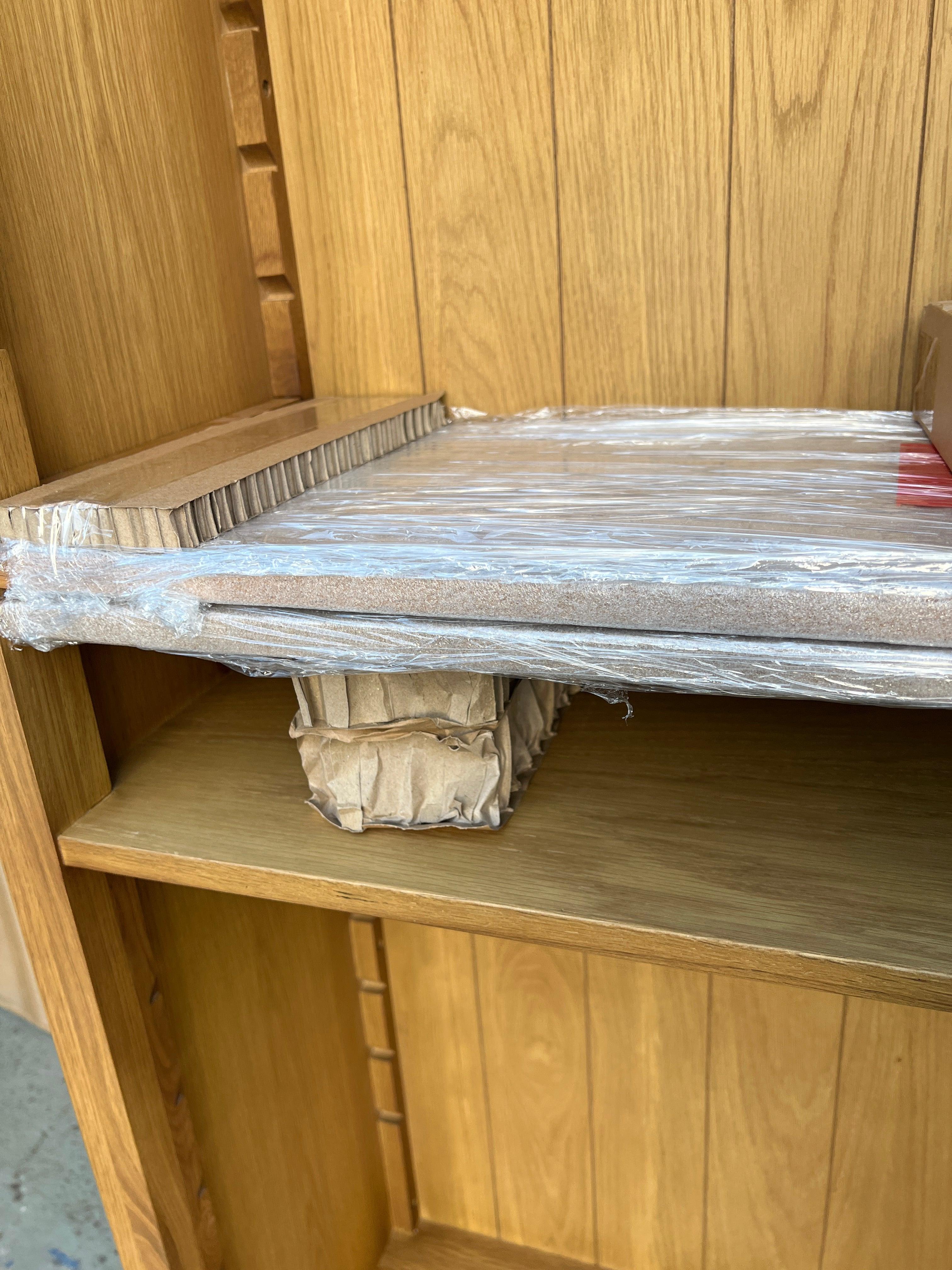 ELKSTONE MELLOW OAK
Large Bookcase Quality Furniture Clearance Ltd