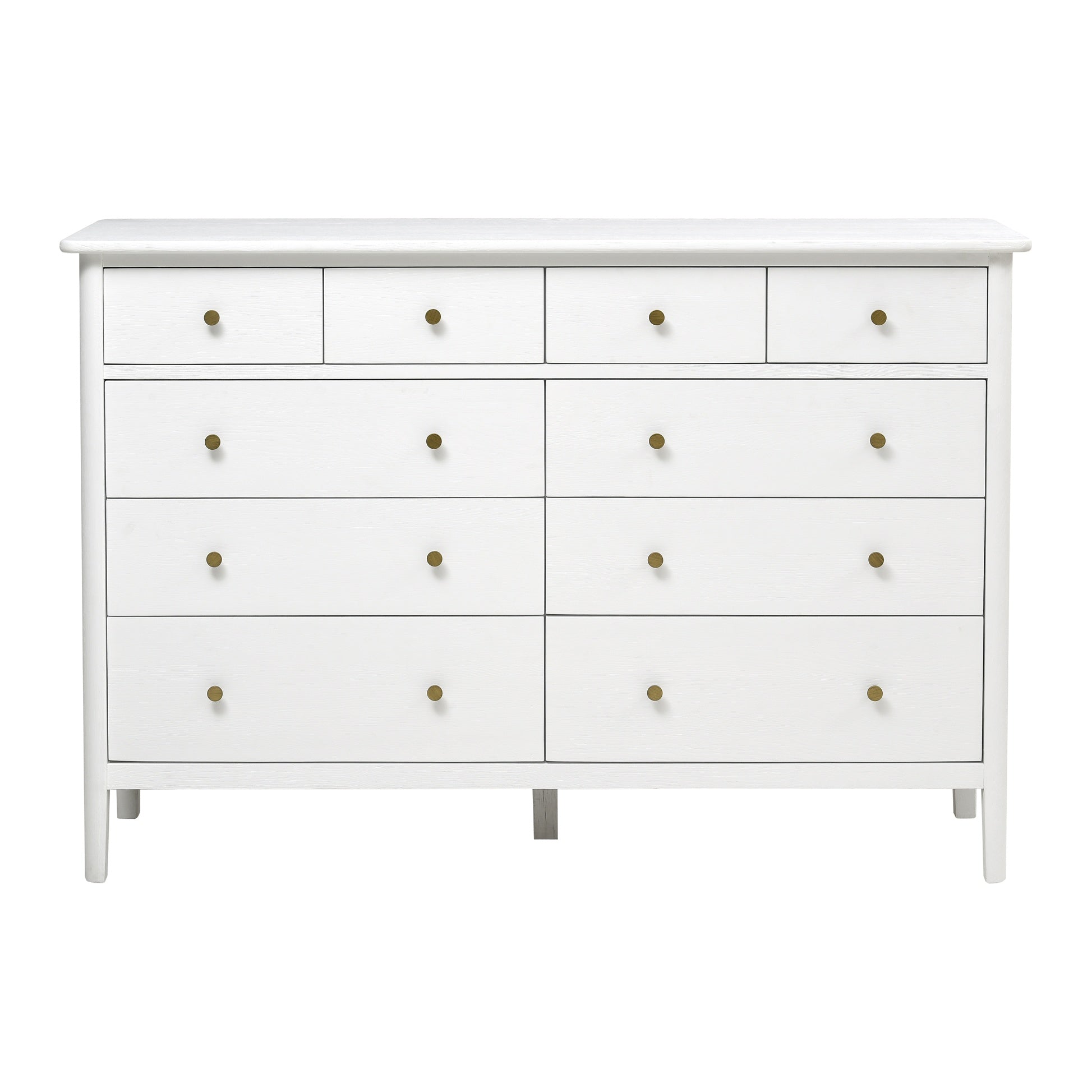 BERKELEY WHITE OAK 10 Drawer Chest Quality Furniture Clearance Ltd