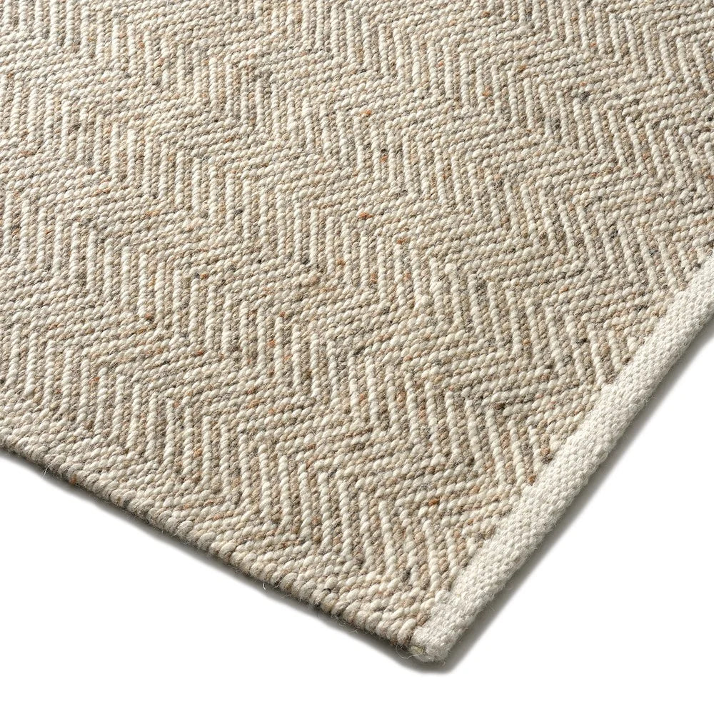 Milton Herringbone Rug Natural 200x300cm Quality Furniture Clearance Ltd