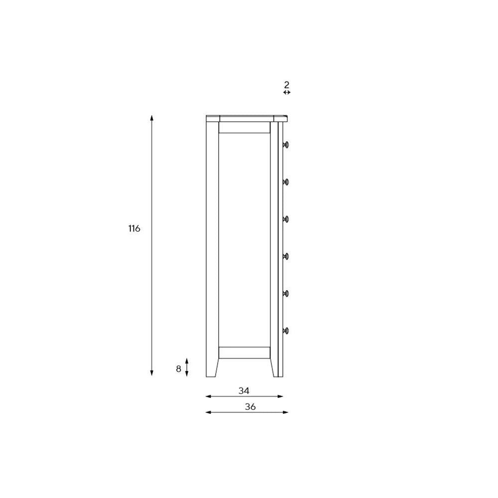 CHESTER PURE WHITE
Tallboy Quality Furniture Clearance Ltd