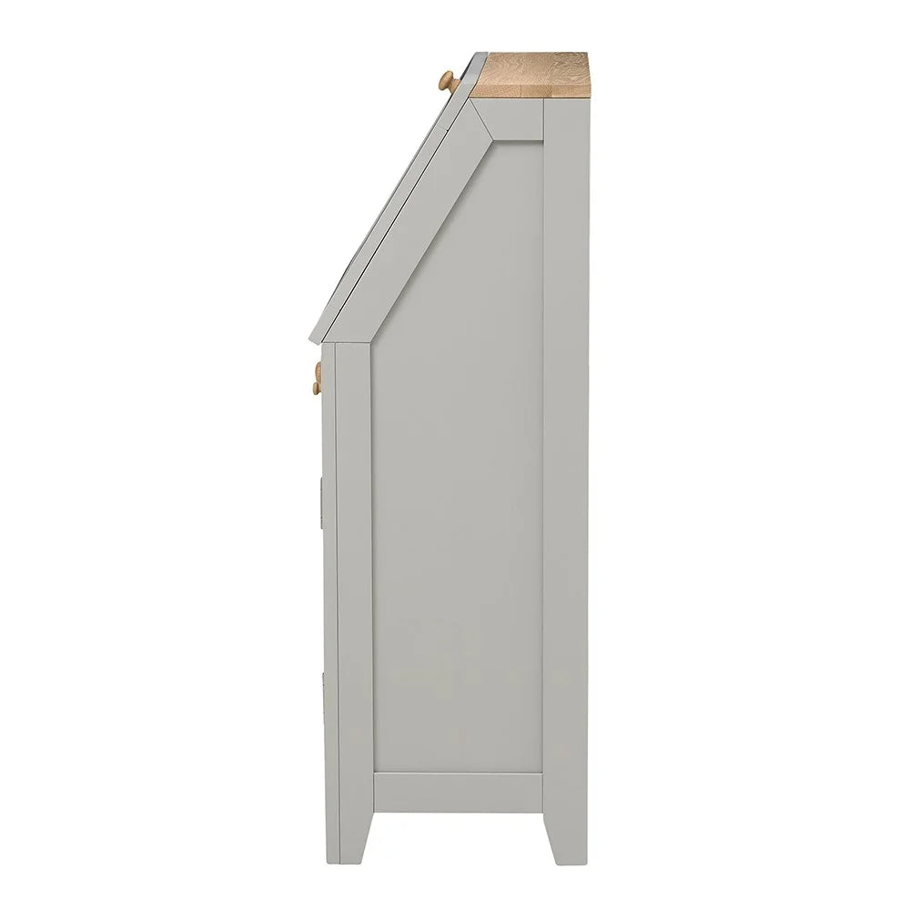 CHESTER DOVE GREY Writing Bureau Quality Furniture Clearance Ltd