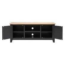 Load image into Gallery viewer, CHESTER CHARCOAL Large TV Stand up to 60&quot; Quality Furniture Clearance Ltd
