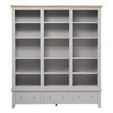 Load image into Gallery viewer, CHESTER DOVE GREY Grand Bookcase Quality Furniture Clearance Ltd
