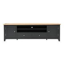 Load image into Gallery viewer, CHESTER CHARCOAL XXL TV Stand up to 90&quot; Quality Furniture Clearance Ltd
