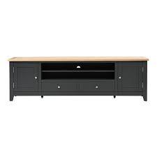 CHESTER CHARCOAL XXL TV Stand up to 90
