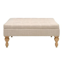 Load image into Gallery viewer, CLOVER Buttoned Coffee Table - Stone Linen Quality Furniture Clearance Ltd
