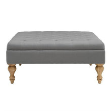 Load image into Gallery viewer, CLOVER Buttoned Coffee Table - Grey Linen Quality Furniture Clearance Ltd
