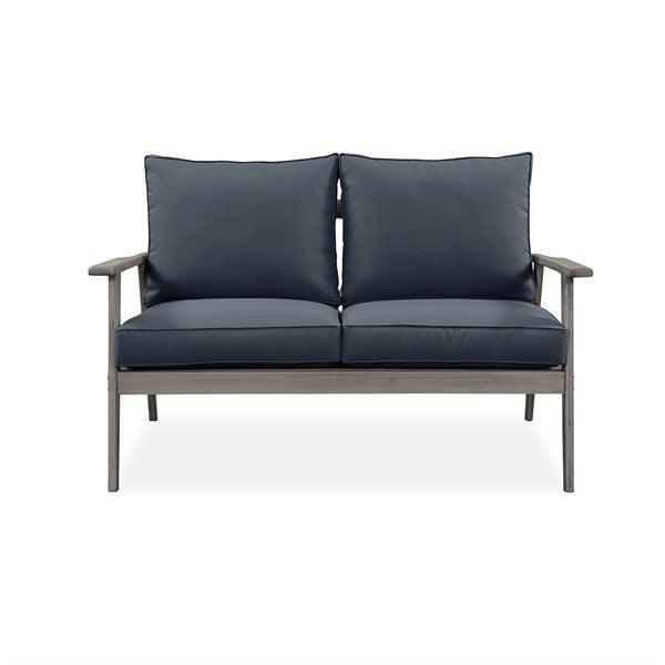 STROUD 4 Piece Garden Lounge Set - Grey Wash Quality Furniture Clearance Ltd
