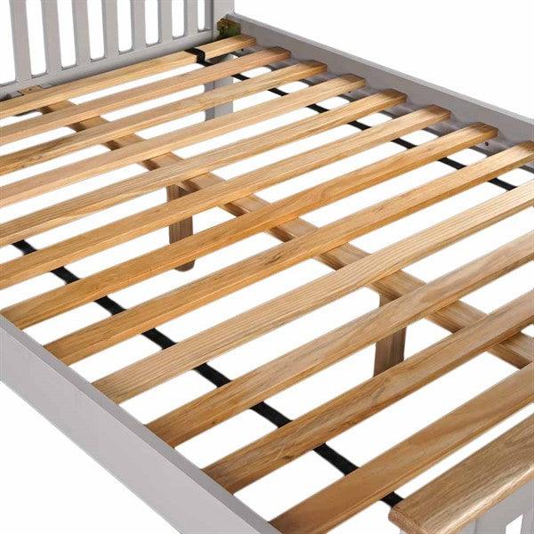 CHESTER DOVE GREY 4ft 6" Double Bed Quality Furniture Clearance Ltd