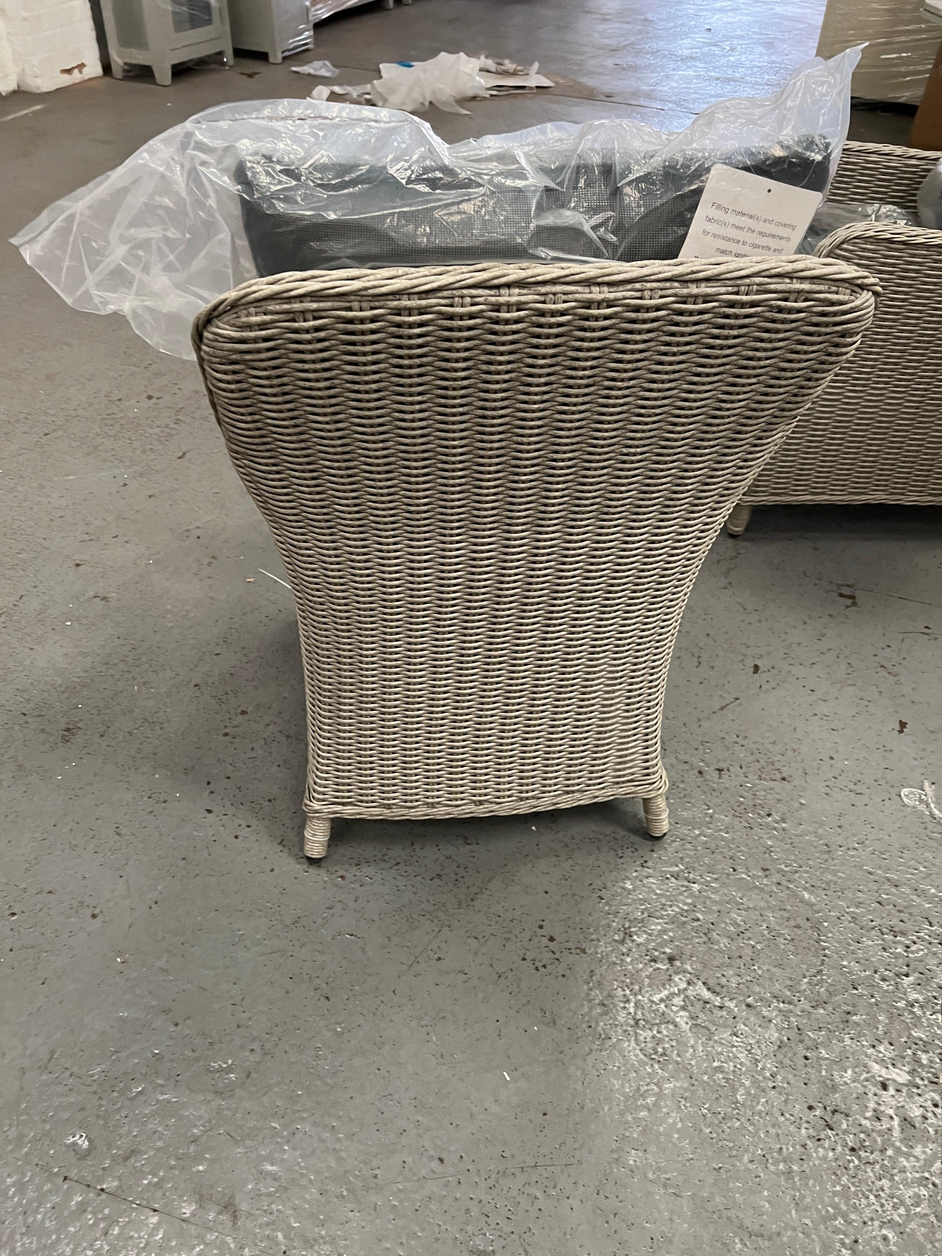 Frampton premium rattan 3 piece patio set Quality Furniture Clearance Ltd
