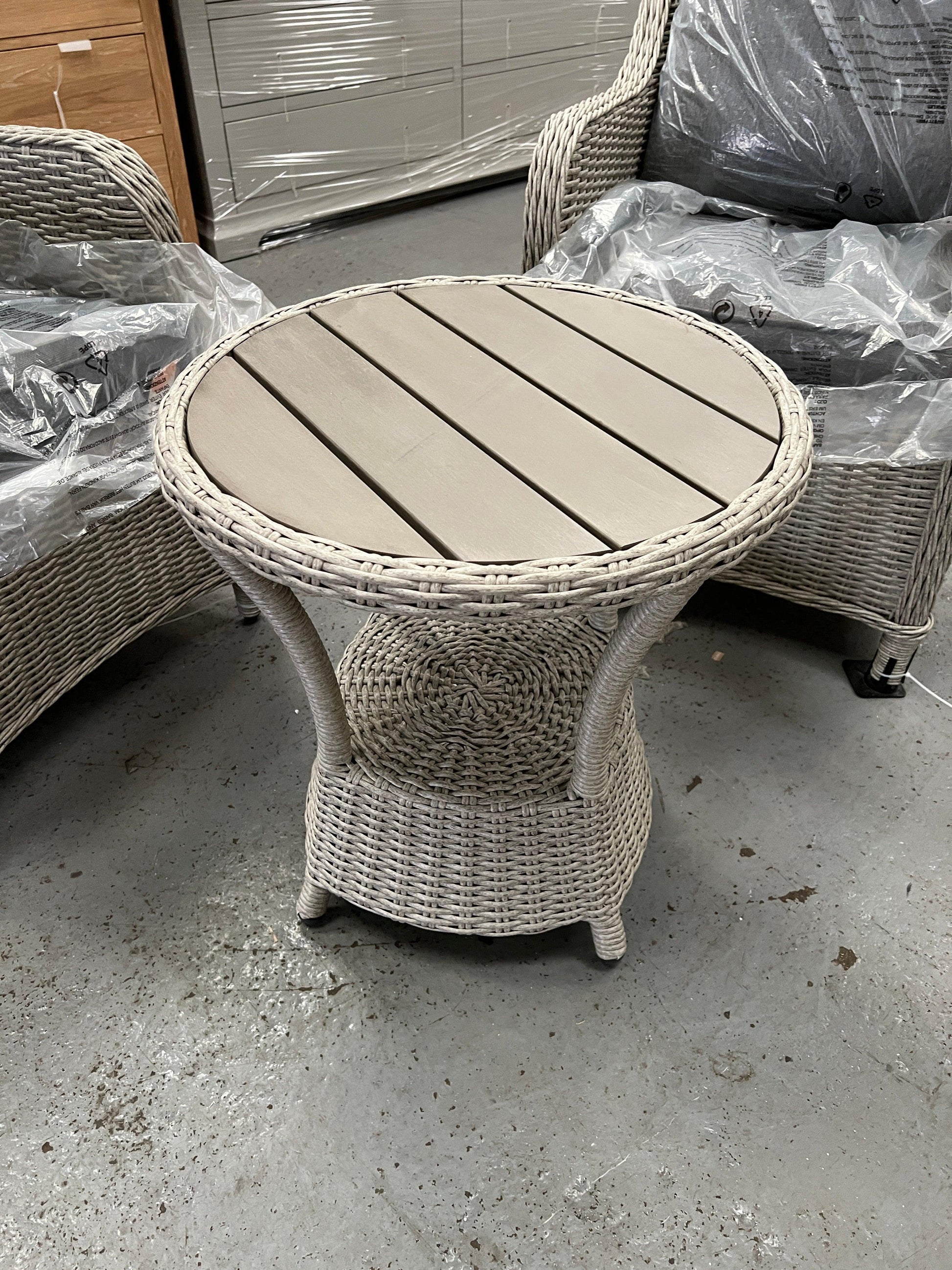 Frampton premium rattan 3 piece patio set Quality Furniture Clearance Ltd