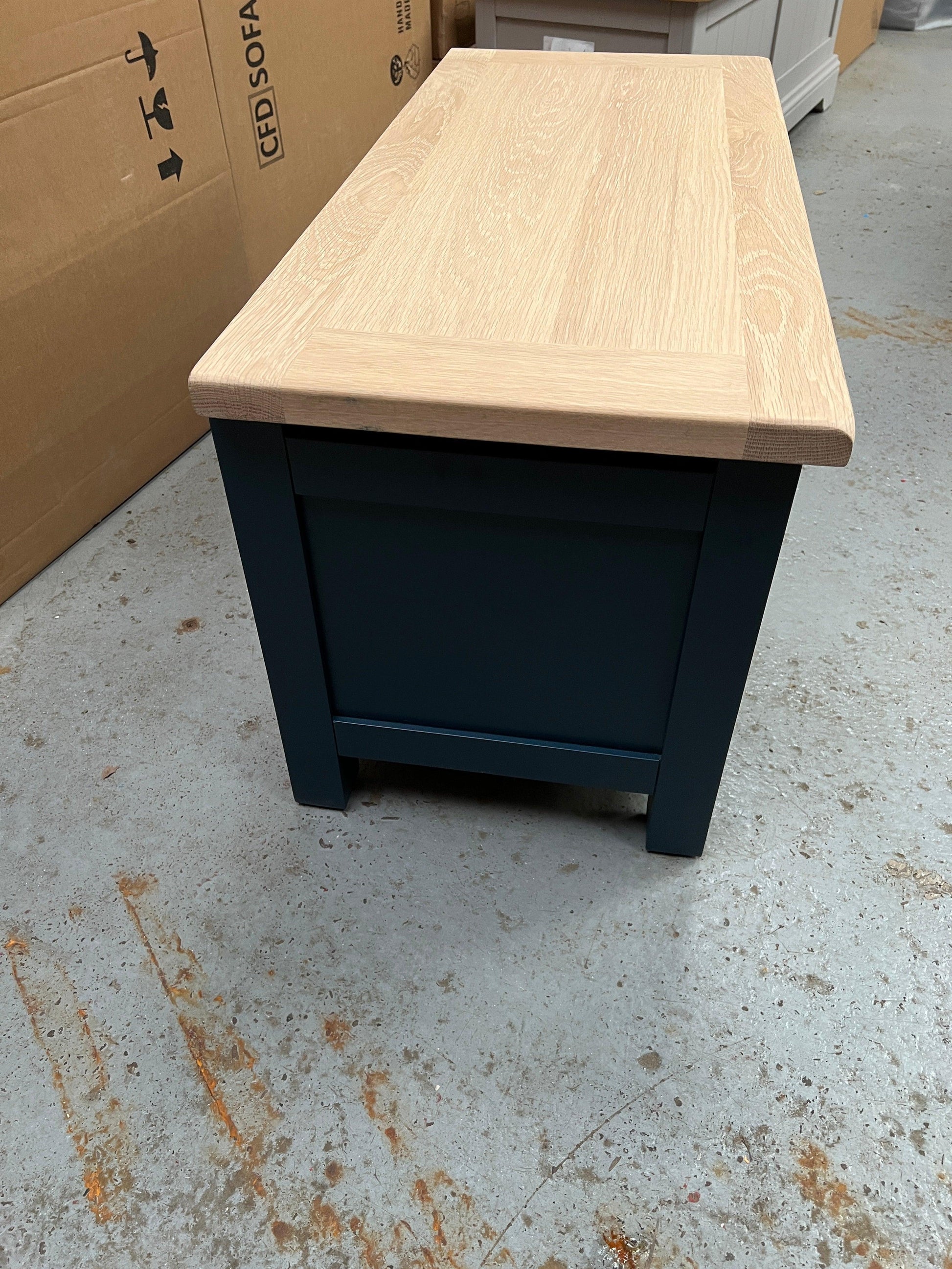 CHESTER MIDNIGHT BLUE Toy Box Quality Furniture Clearance Ltd