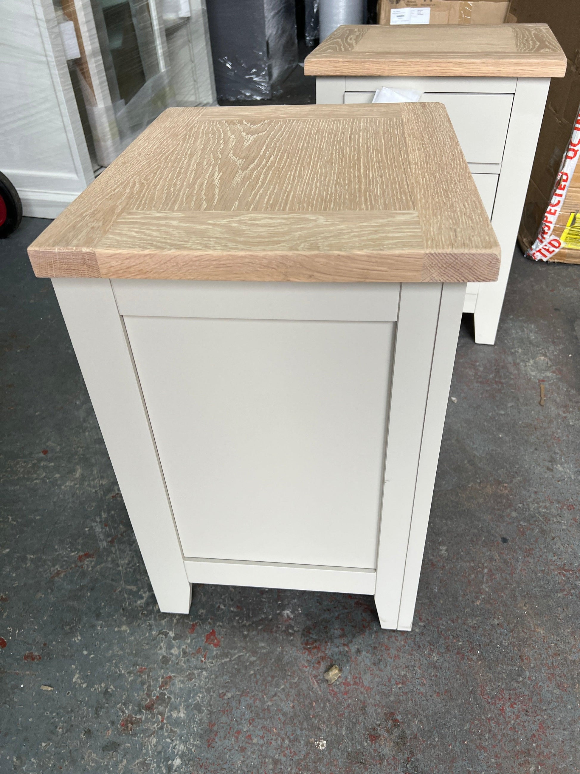 Chester Stone Set of 2 Bedside Tables furniture delivered 