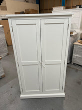 Load image into Gallery viewer, Littleton Warm White Painted Double Wardrobe Quality Furniture Clearance Ltd
