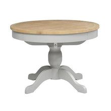 Load image into Gallery viewer, Chester Dove Grey 4-6 Seater Round Extending Dining Table Quality Furniture Clearance Ltd

