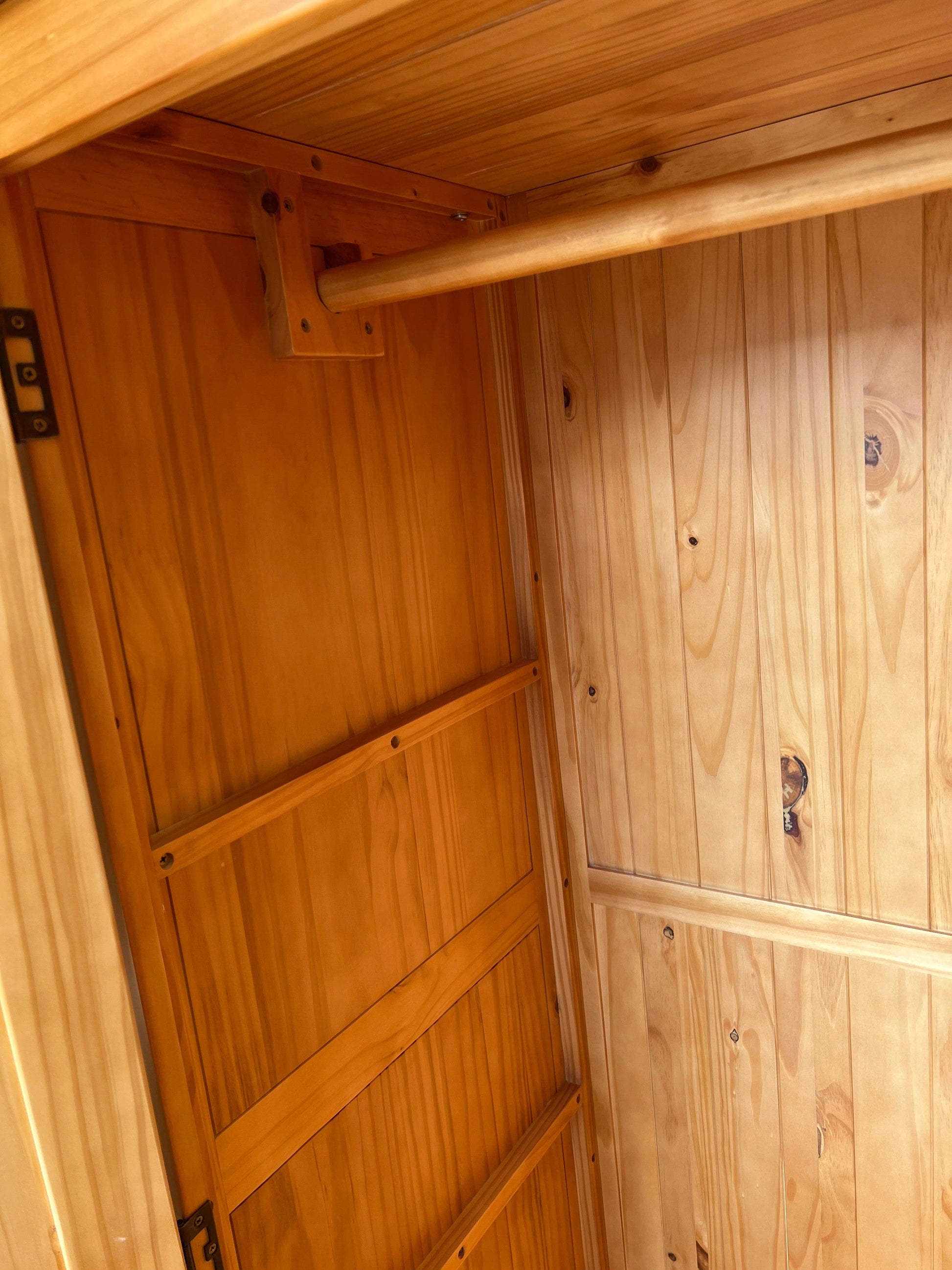 OAKLEY PINE Double Wardrobe Quality Furniture Clearance Ltd