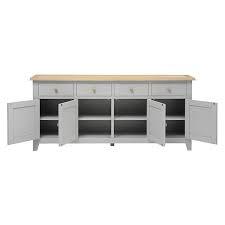 CHESTER DOVE GREY Extra Large Sideboard Quality Furniture Clearance Ltd
