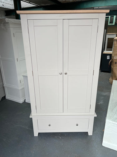 Chester Stone Double Wardrobe Quality Furniture Clearance Ltd