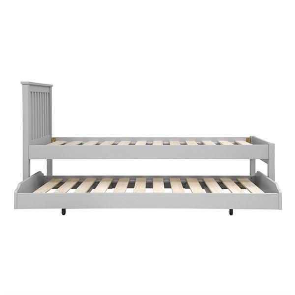 Pensham Dove Grey Guest Bed and Trundle Quality Furniture Clearance Ltd