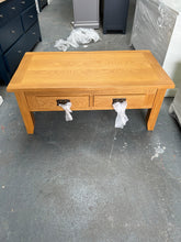 Load image into Gallery viewer, Oakland Rustic Oak Coffee Table with Drawers furniture delivered 
