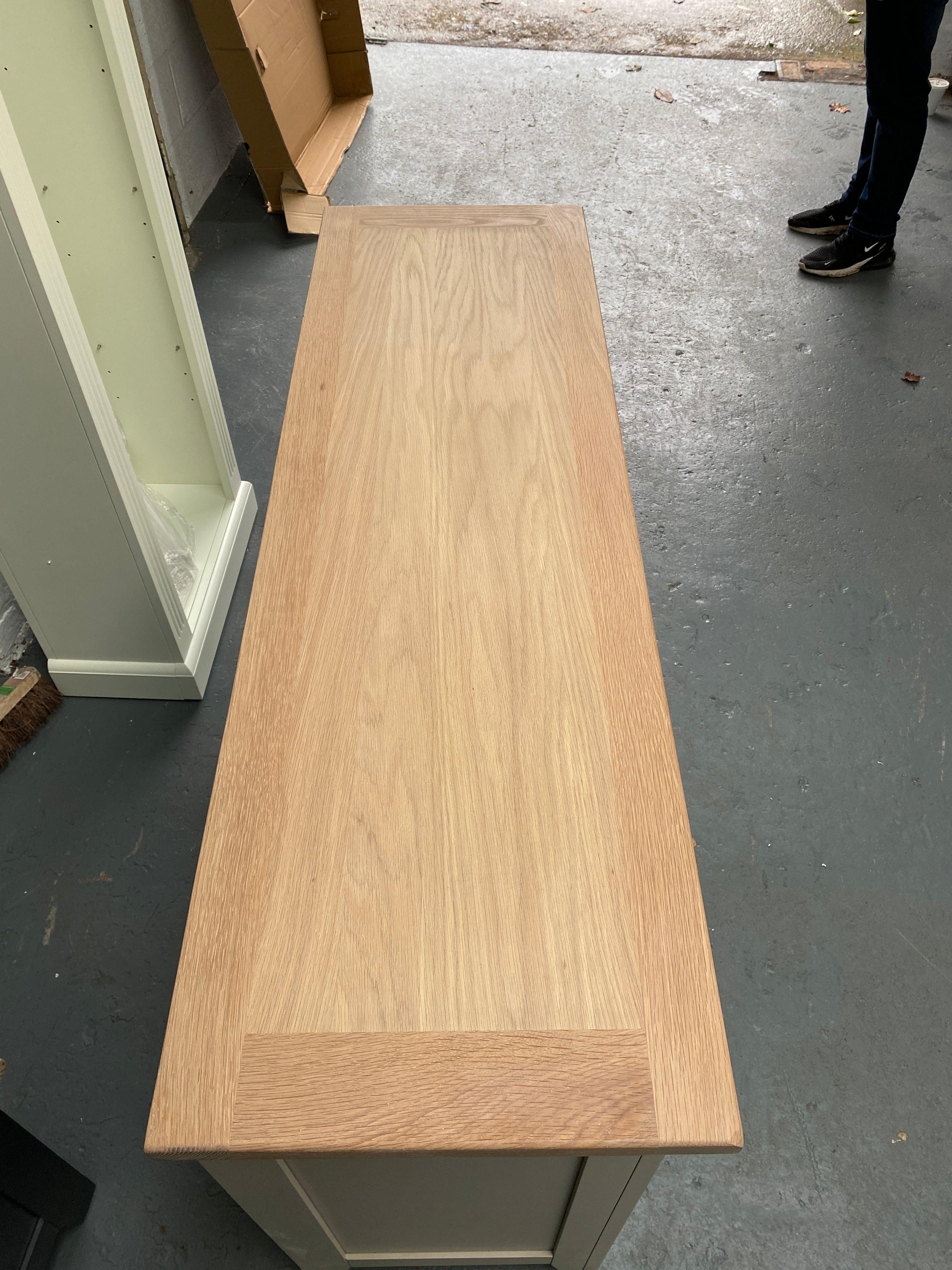 Stone 3 Door Large Sideboard. - furniture delivered 