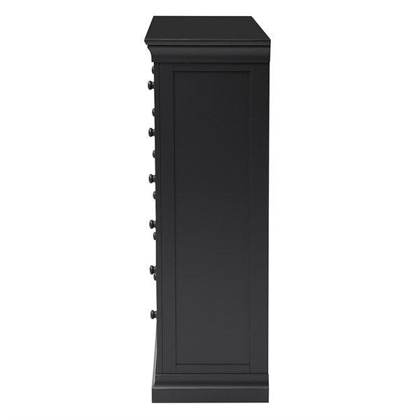 Chantilly Dusky Black Tall 6 Drawer Chest furniture delivered