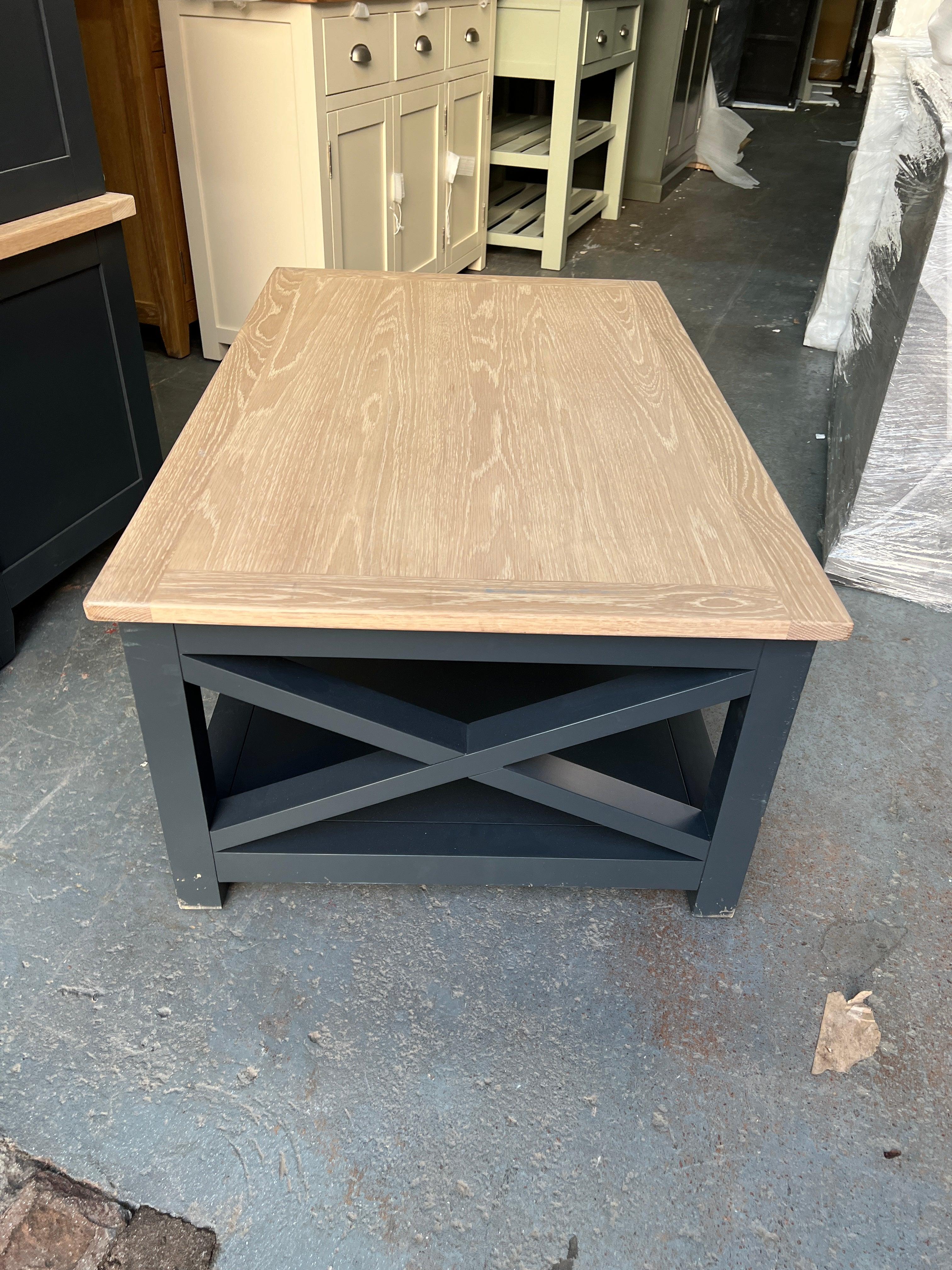 Chester Charcoal Large Coffee Table Quality Furniture Clearance Ltd